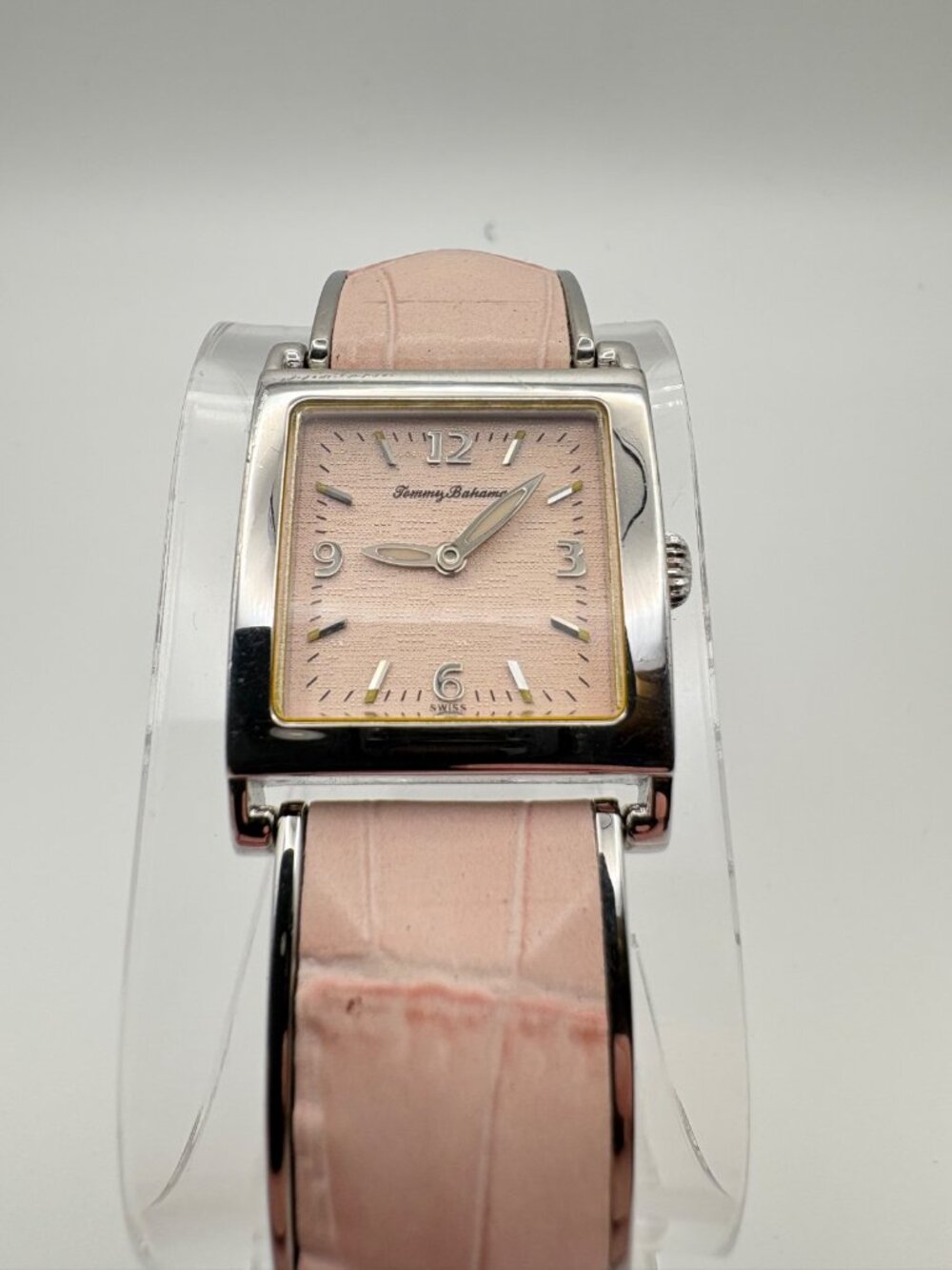 Tommy Bahama TB4009 Swiss Pink Dial Sterling Silver 925 Quartz Women Watch